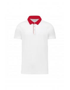 Polo jersey bicolore homme...