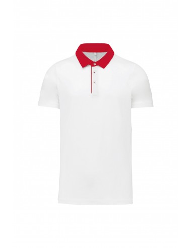 Polo jersey bicolore homme - K260-Accueil-Alchimistes