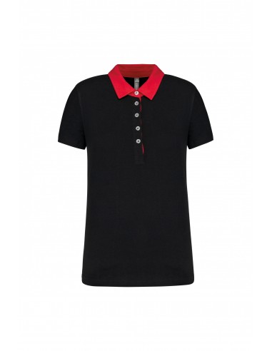 Polo jersey bicolore femme - K261-Accueil-Alchimistes