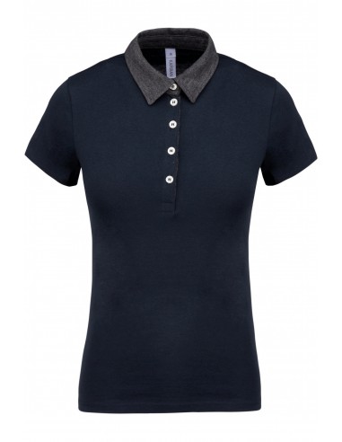 Polo jersey bicolore femme - K261-Accueil-Alchimistes