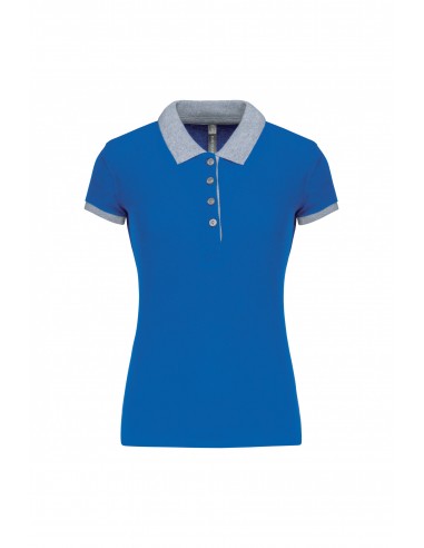 Polo piqué bicolore femme - K259-Accueil-Alchimistes