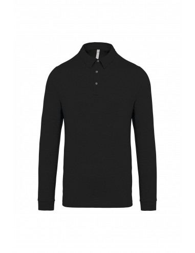 Polo jersey manches longues homme - K264-Accueil-Alchimistes