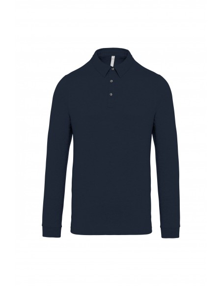 Polo jersey manches longues homme - K264-Accueil-Alchimistes