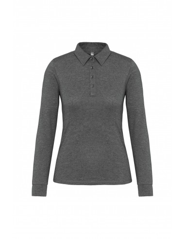 Polo jersey manches longues femme - K265-Accueil-Alchimistes