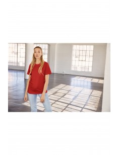 T-shirt col rond femme -...