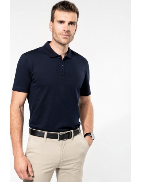 Polo Supima® manches courtes homme - PK200-Accueil-Alchimistes