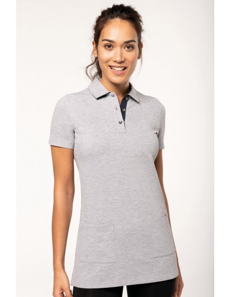 Polo long manches courtes femme - WK209-Accueil-Alchimistes