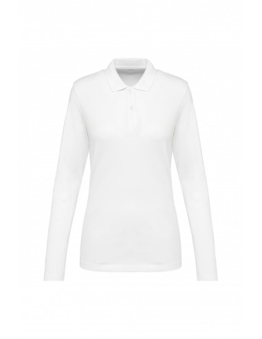 Polo Supima® manches longues femme - PK203-Accueil-Alchimistes