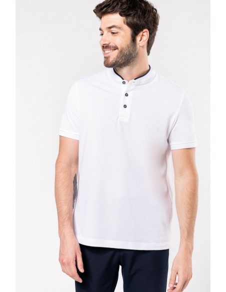 Polo col mao manches courtes homme - K223-Accueil-Alchimistes