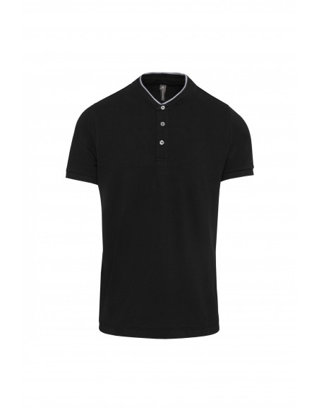 Polo col mao manches courtes homme - K223-Accueil-Alchimistes