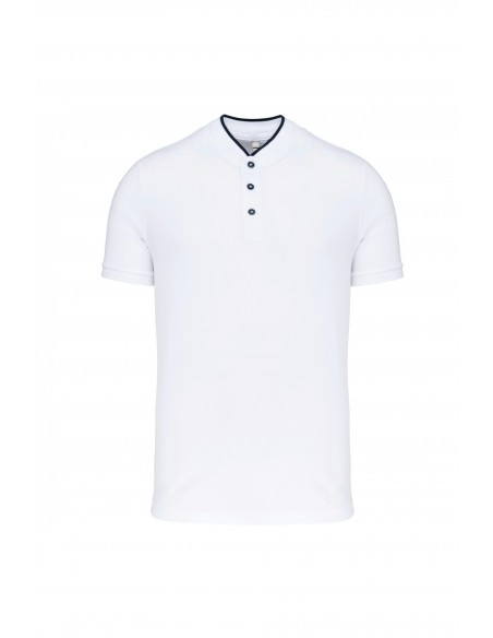 Polo col mao manches courtes homme - K223-Accueil-Alchimistes