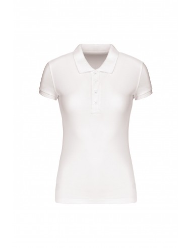 Polo piqué Bio manches courtes femme - K210-Accueil-Alchimistes