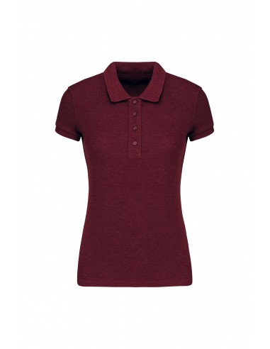 Polo piqué Bio manches courtes femme - K210-Accueil-Alchimistes