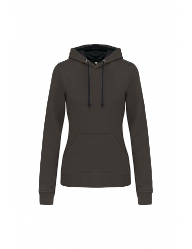 Sweat-shirt capuche contrastée femme - K465-Accueil-Alchimistes