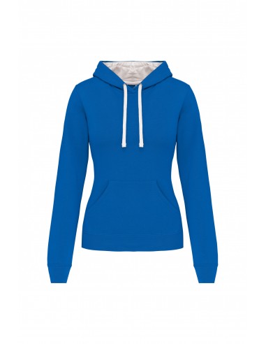 Sweat-shirt capuche contrastée femme - K465-Accueil-Alchimistes