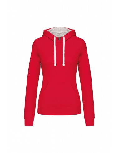 Sweat-shirt capuche contrastée femme - K465-Accueil-Alchimistes