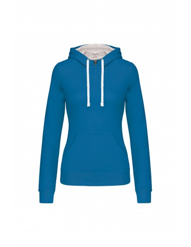 Sweat-shirt capuche contrastée femme - K465-Accueil-Alchimistes