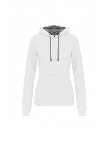 Sweat-shirt capuche contrastée femme - K465-Accueil-Alchimistes