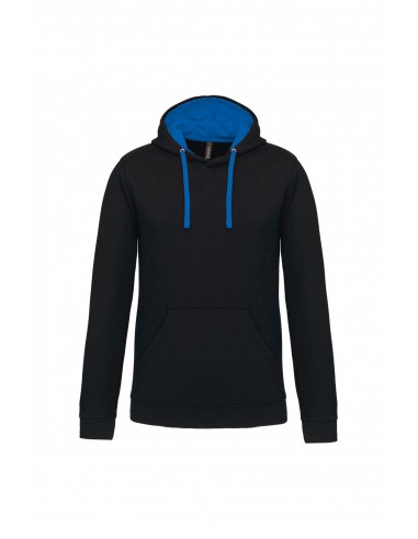 Sweat-shirt capuche contrastée homme - K446-Accueil-Alchimistes