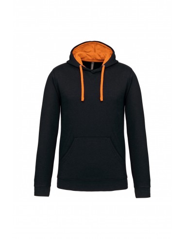 Sweat-shirt capuche contrastée homme - K446-Accueil-Alchimistes