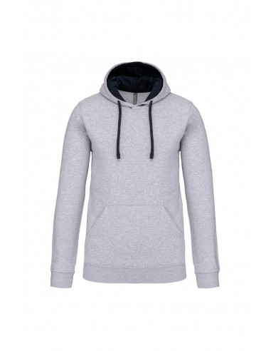 Sweat-shirt capuche contrastée homme - K446-Accueil-Alchimistes