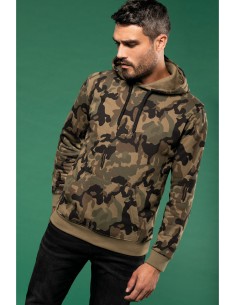 Sweat-shirt capuche homme -...
