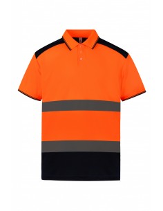 Polo bicolore haute...