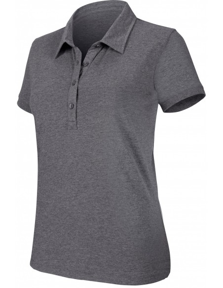 Polo manches courtes "mélange" femme - K208-Accueil-Alchimistes