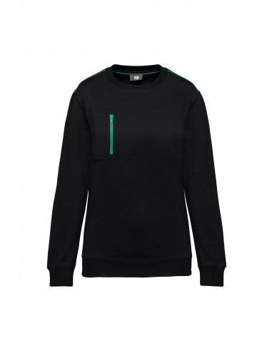 Sweat-shirt DayToDay zip poche contrastée unisexe - WK403-Accueil-Alchimistes