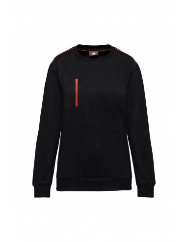 Sweat-shirt DayToDay zip poche contrastée unisexe - WK403-Accueil-Alchimistes