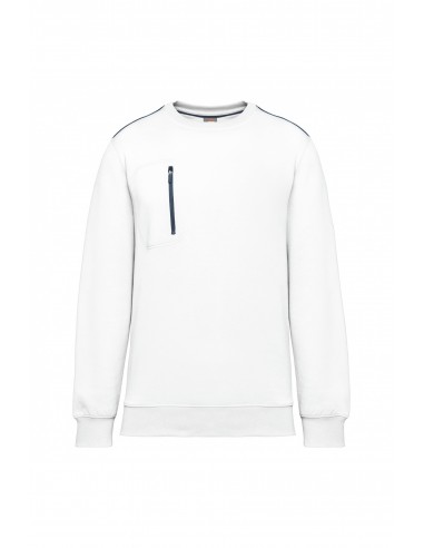 Sweat-shirt DayToDay zip poche contrastée unisexe - WK403-Accueil-Alchimistes