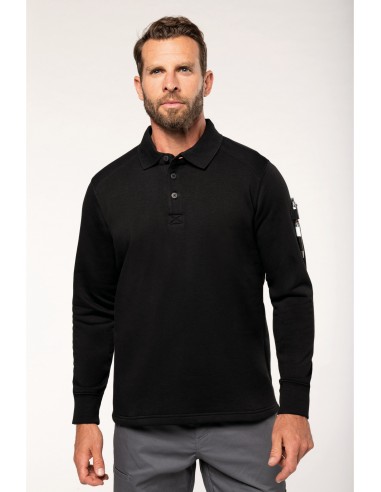 Sweat-shirt col polo homme - WK4000-Accueil-Alchimistes