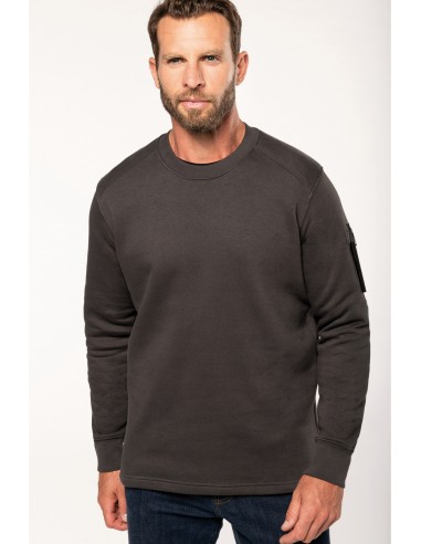 Sweat-shirt manches montées homme - WK4001-Accueil-Alchimistes