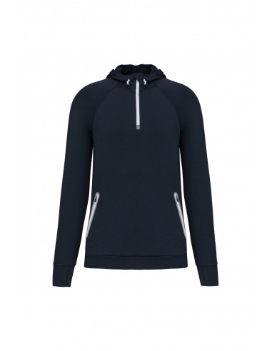 Sweat-shirt à capuche 1/4 zip sport unisexe - PA360-Accueil-Alchimistes