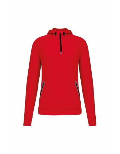 Sweat-shirt à capuche 1/4 zip sport unisexe - PA360-Accueil-Alchimistes