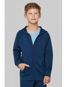 Veste zippée à capuche...