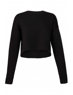 Sweat-shirt crop femme -...