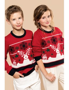 Pullover col rond de Noël...