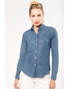 Chemise denim femme - K509