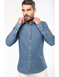 Chemise denim homme - K512
