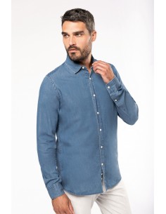 Chemise denim homme - K512 2