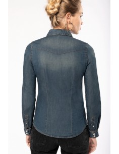 Chemise denim manches... 2