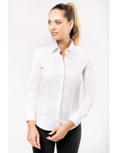 Chemise coton / élasthanne...