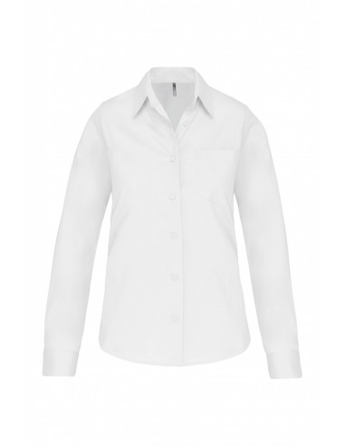 Chemise popeline manches longues femme - K542-Accueil-Alchimistes