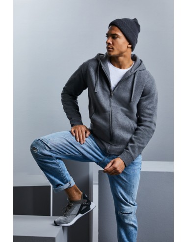 SWEAT-SHIRT ZIPPÉ CAPUCHE AUTHENTIC CHINÉ HOMME - RU263M