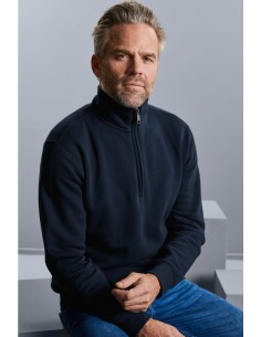 Sweat Col Zippé Authentic -...