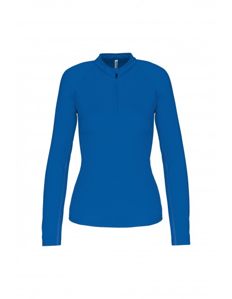 Haut de sport manches longues ¼ zip femme - PA336-Accueil-Alchimistes