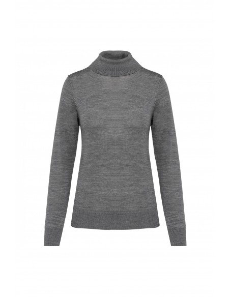 Pull Mérinos col roulé femme - PK913-Accueil-Alchimistes