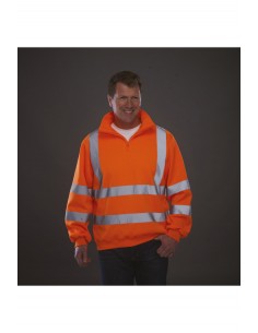 Sweat-shirt 1/4 zip haute...