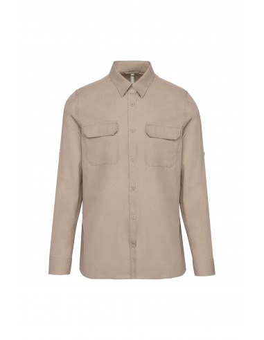 Chemise safari manches longues homme - K590-Accueil-Alchimistes